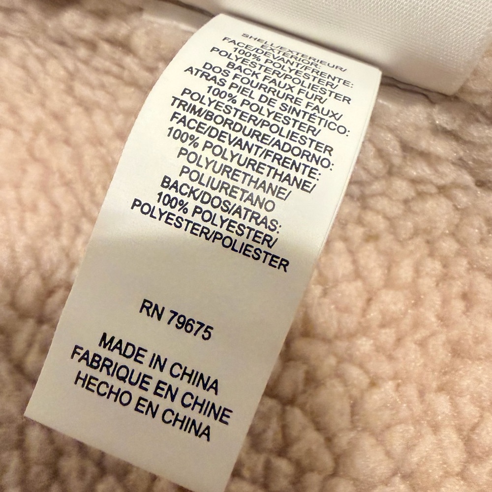 Lucky Brand Women's Faux-Shearling Zip-Front Coat NWOT SIZE XL - Picture 15 of 16
